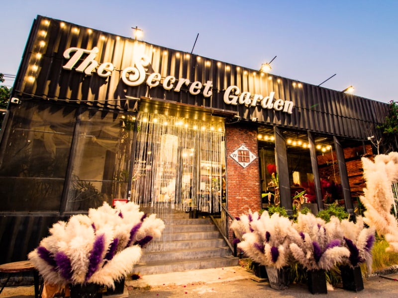 คาเฟ่กาญจนบุรี The Secret Garden