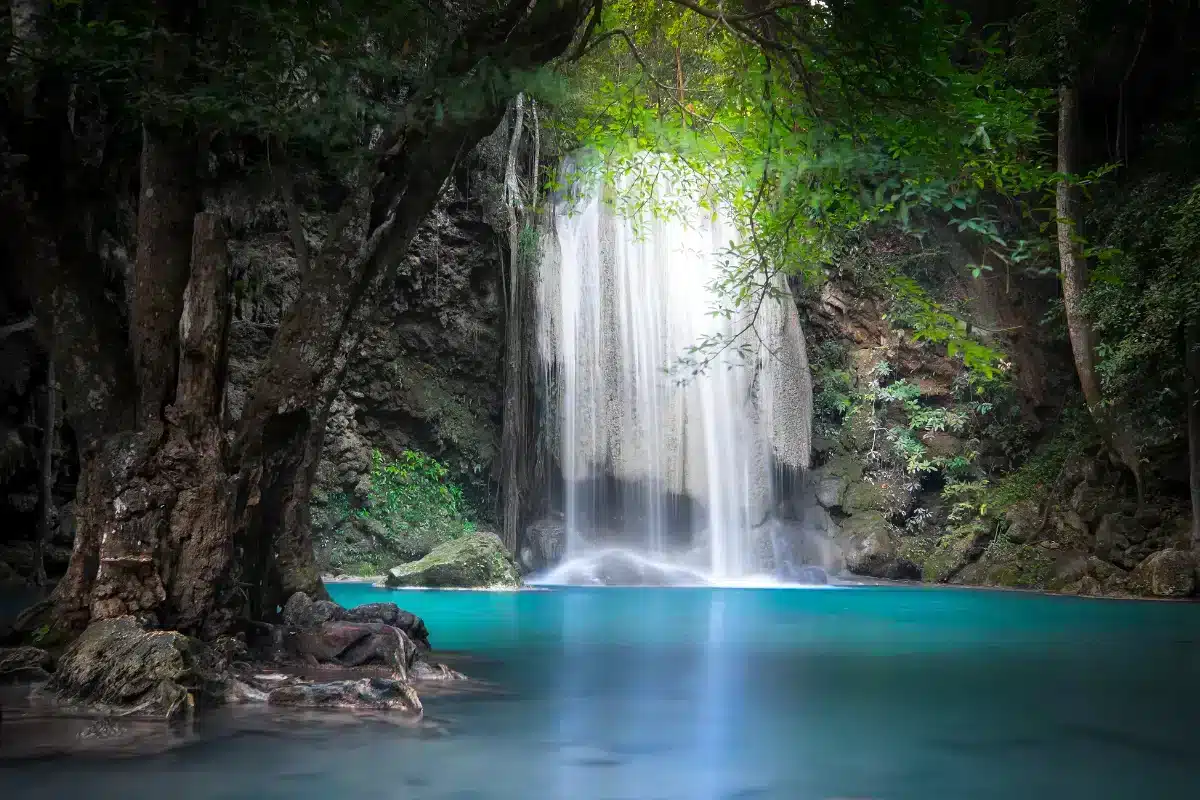 น้ำตกเอราวัณ Erawan Waterfall