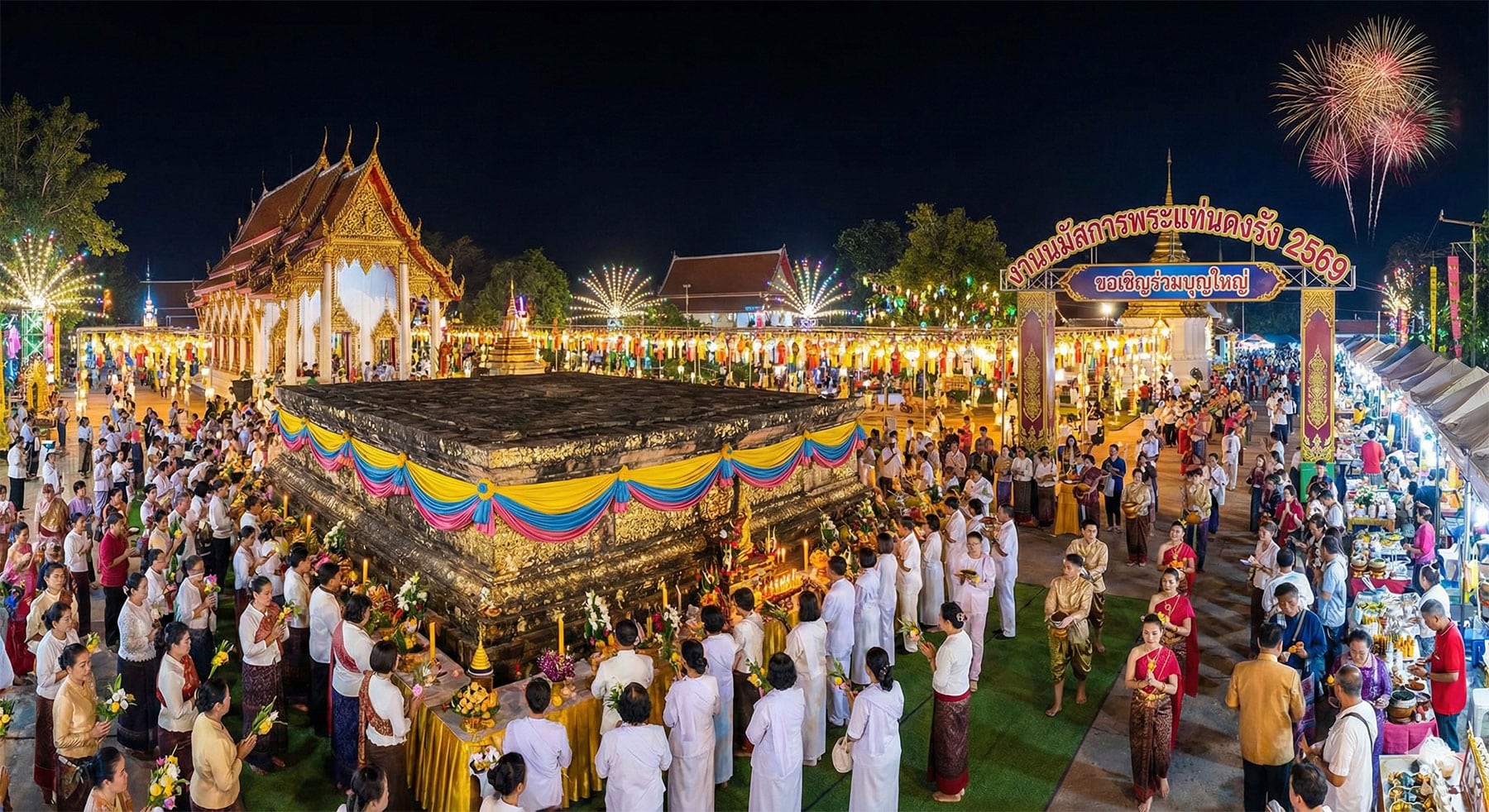 Spiritual Journey & Jungle Retreat: Discover "Phra Thaen Dong Rang Festival 2026" & Relax at Home Phutoey River Kwai 1